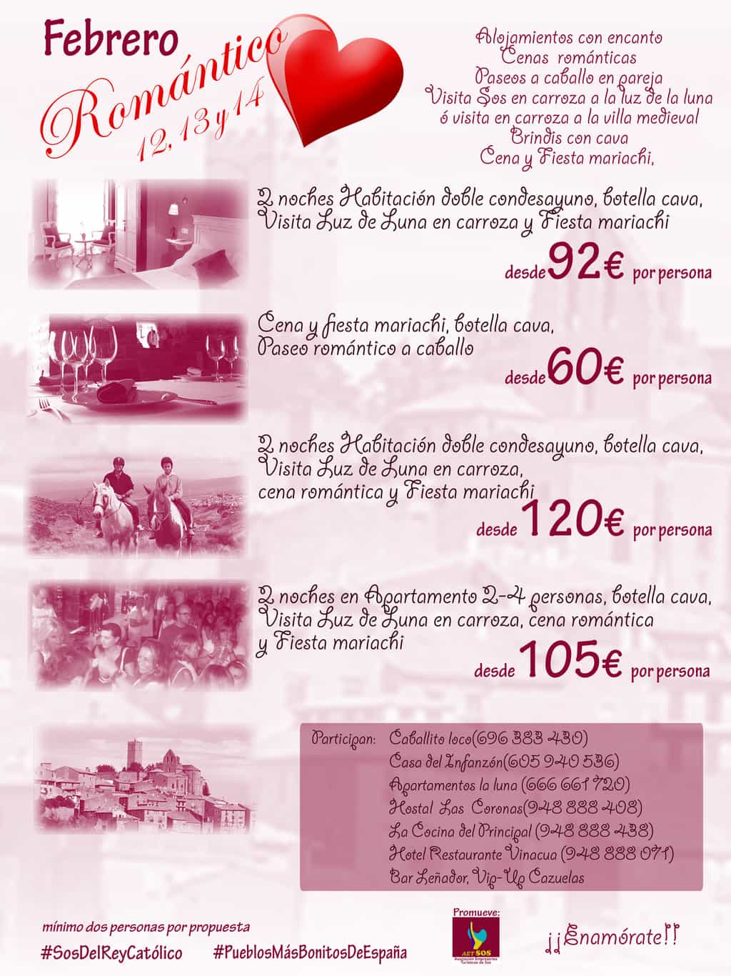 Turismo romántico en Sos del Rey Católico