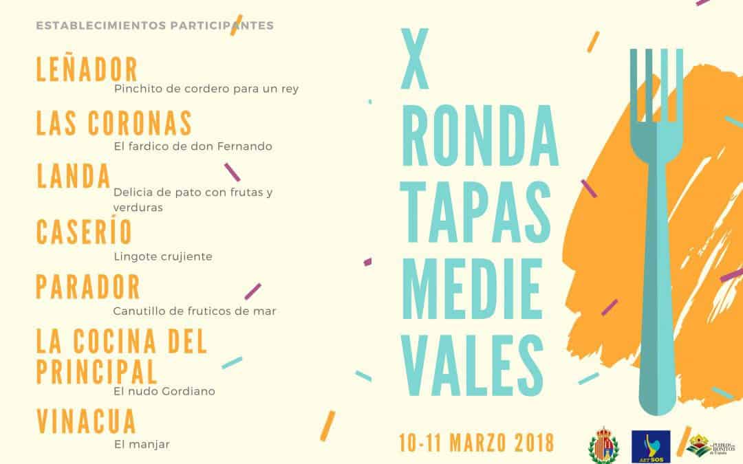 Tapas medievales con juego de pistas